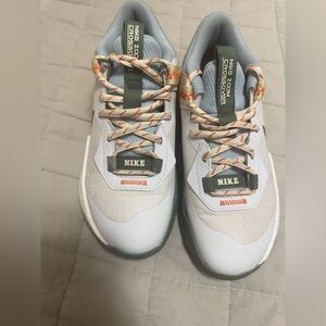 Nike Zoom Crossover Youth 4Y Basketball Sneakers White Green Orange